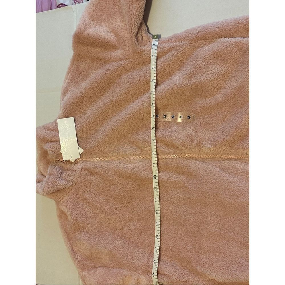 NWT - Uniqlo Medium Fluffy Yarn Fleece Full-Zip Jacket - Pink - Picture 6 of 8